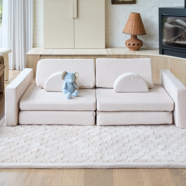 10-Piece Modular Kids Couch – Convertible Play Sofa