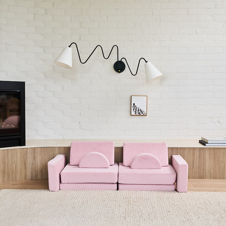 10-Piece Modular Kids Couch – Convertible Play Sofa