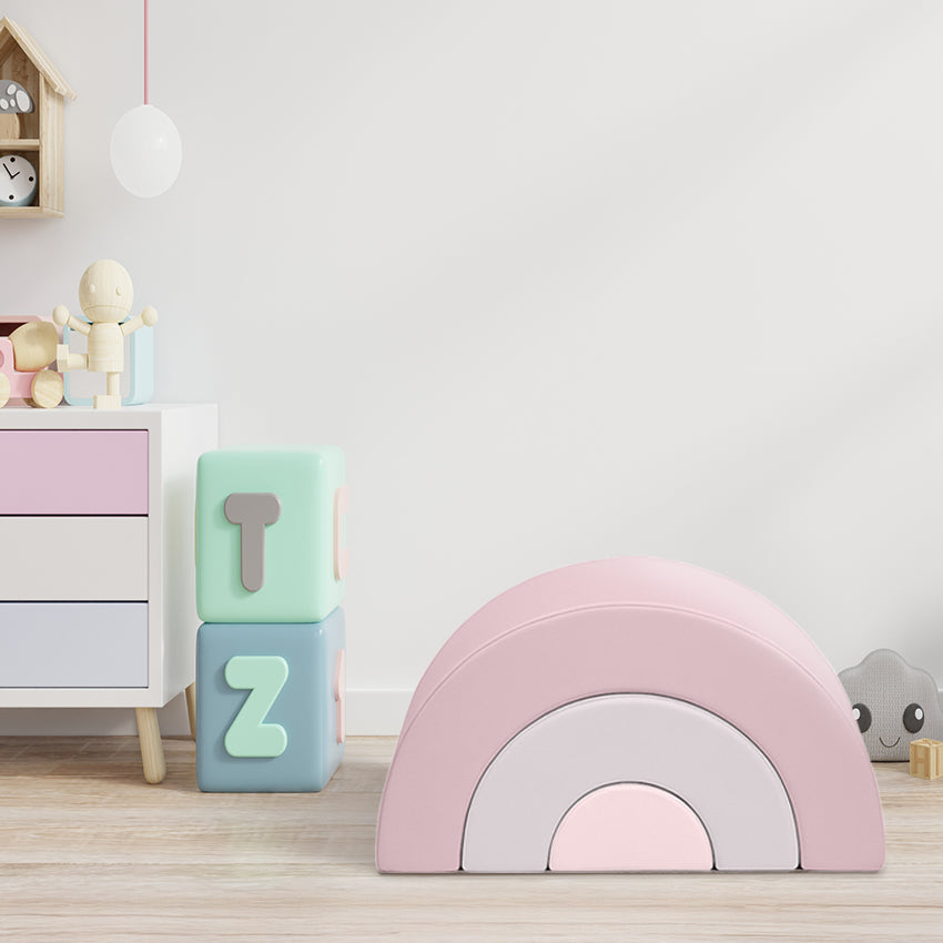 Rainbow Stacking Soft Play Set