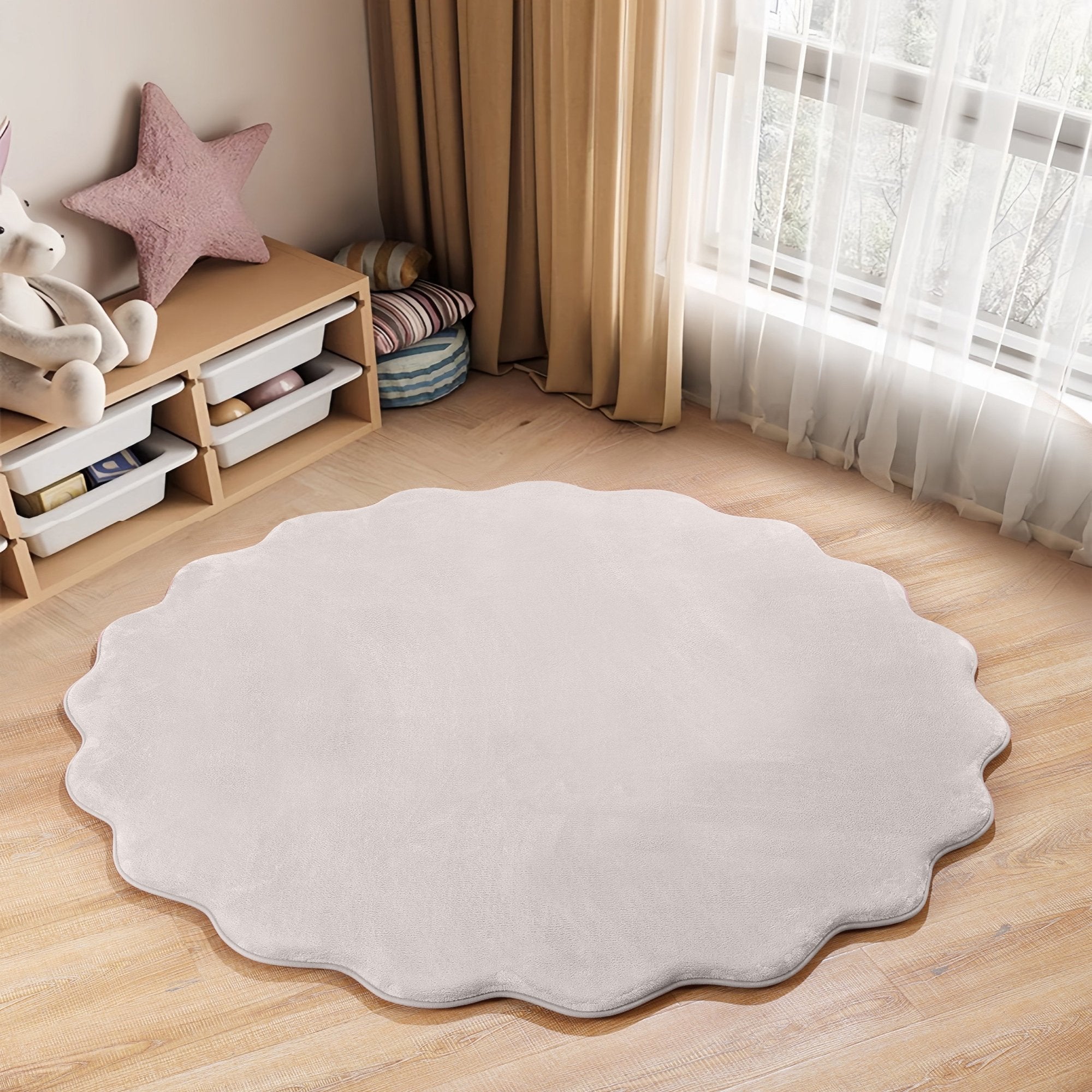 Cloud 9 Comfort Play Mat – Scalloped (3.5cm Thick)