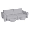 10-Piece Modular Kids Couch – Convertible Play Sofa