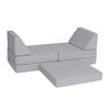 10-Piece Modular Kids Couch – Convertible Play Sofa