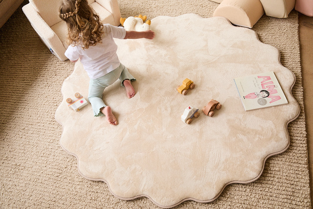 Cloud 9 Comfort Play Mat – Scalloped (3.5cm Thick)