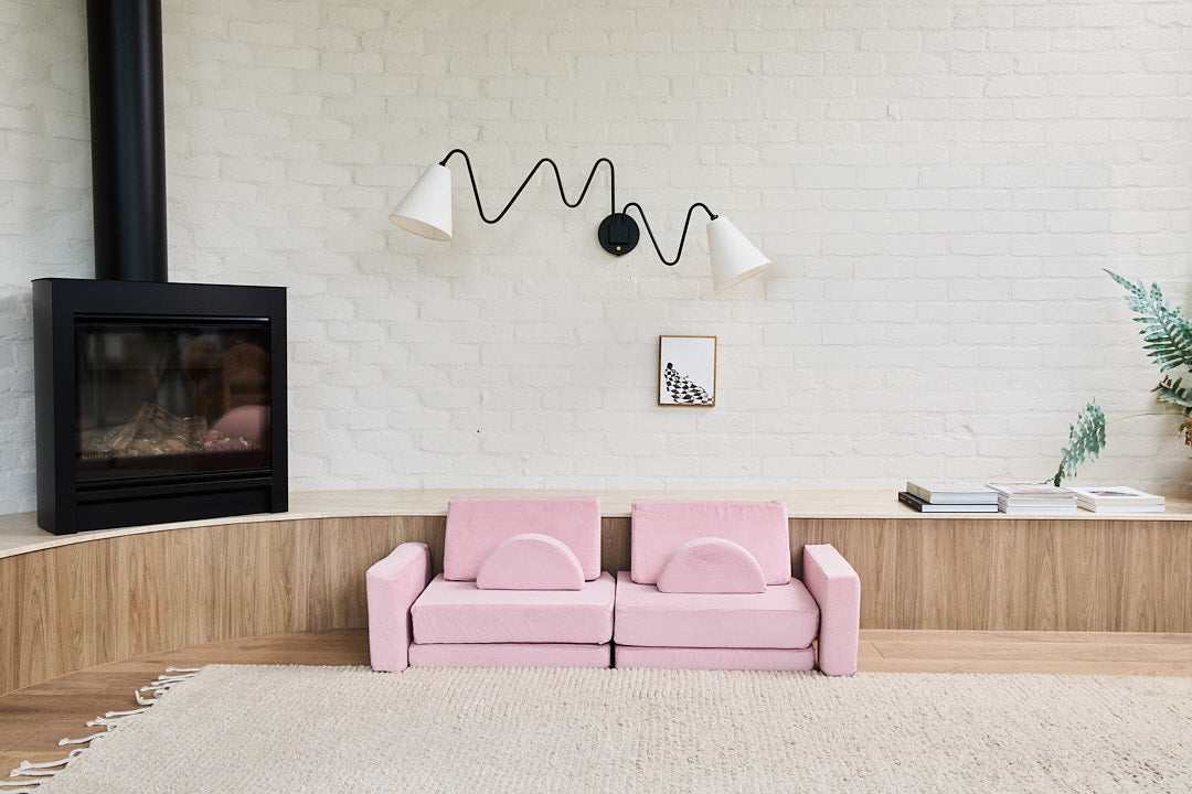 10-Piece Modular Kids Couch – Convertible Play Sofa