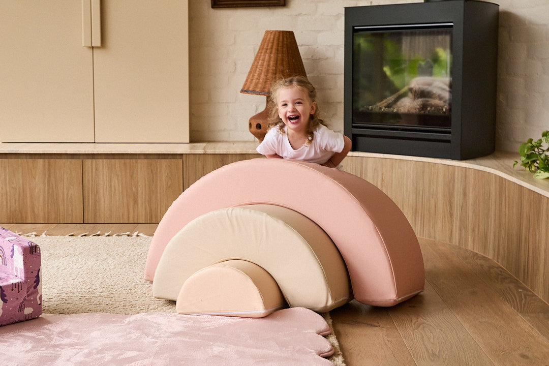 Rainbow Stacking Soft Play Set