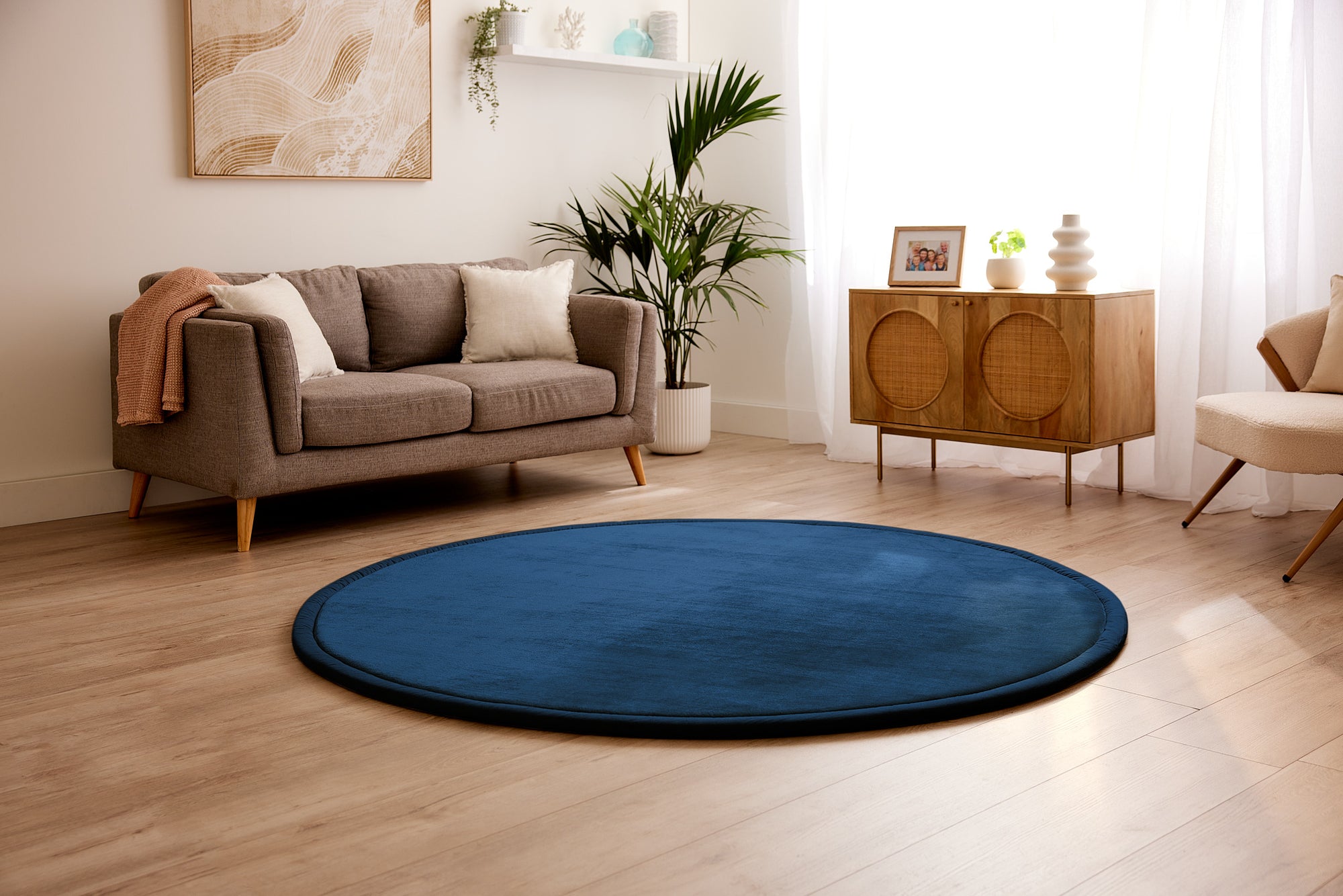 Cloud Comfort Mat - Baby Play Mat - Round.