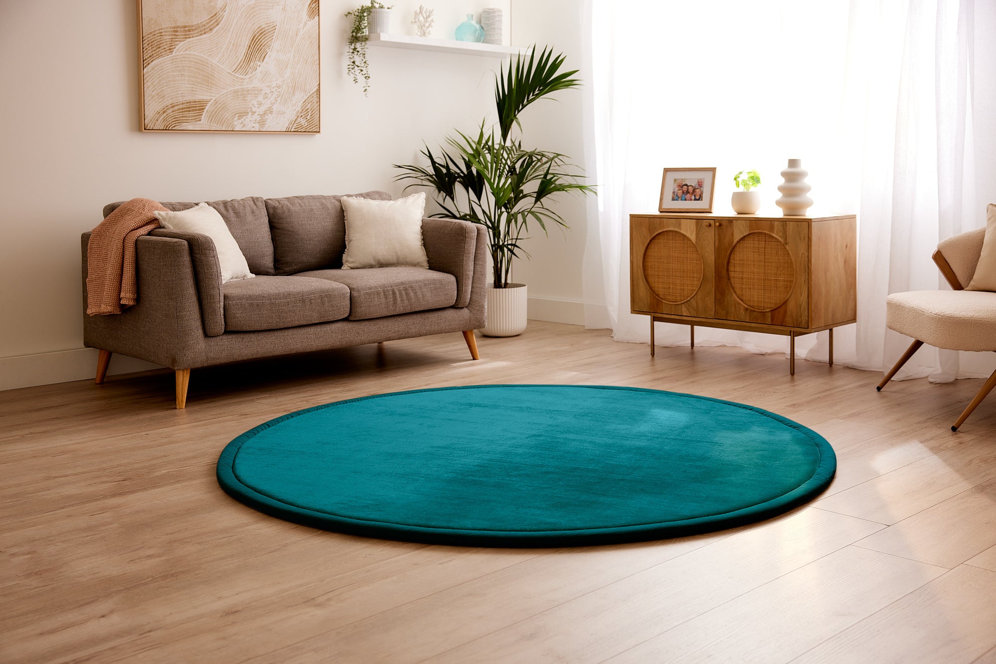 Cloud Comfort Mat - Baby Play Mat - Round.