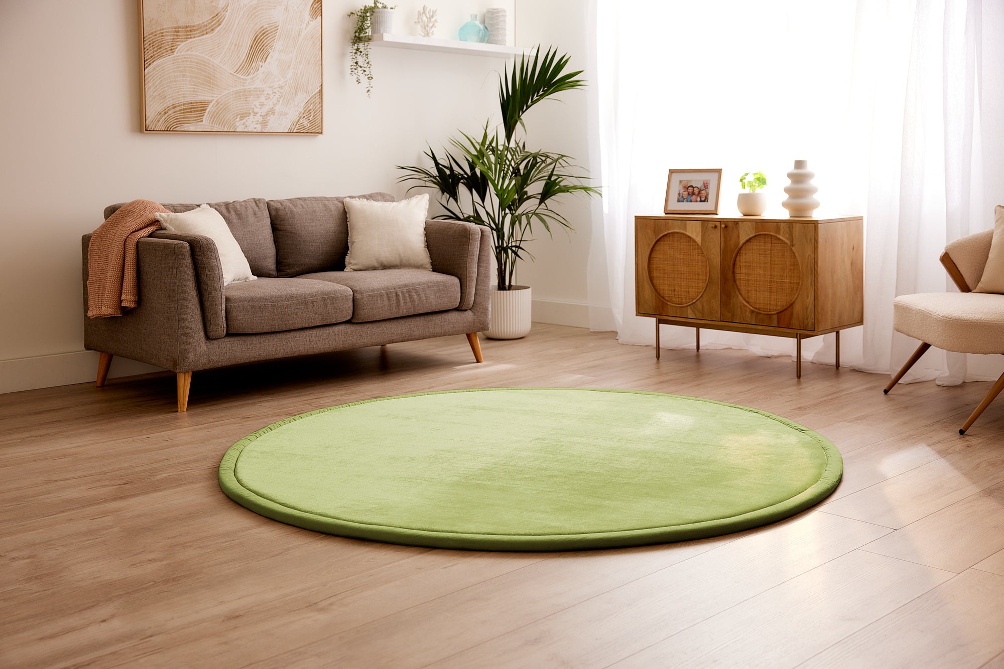 Cloud Comfort Mat - Baby Play Mat - Round.