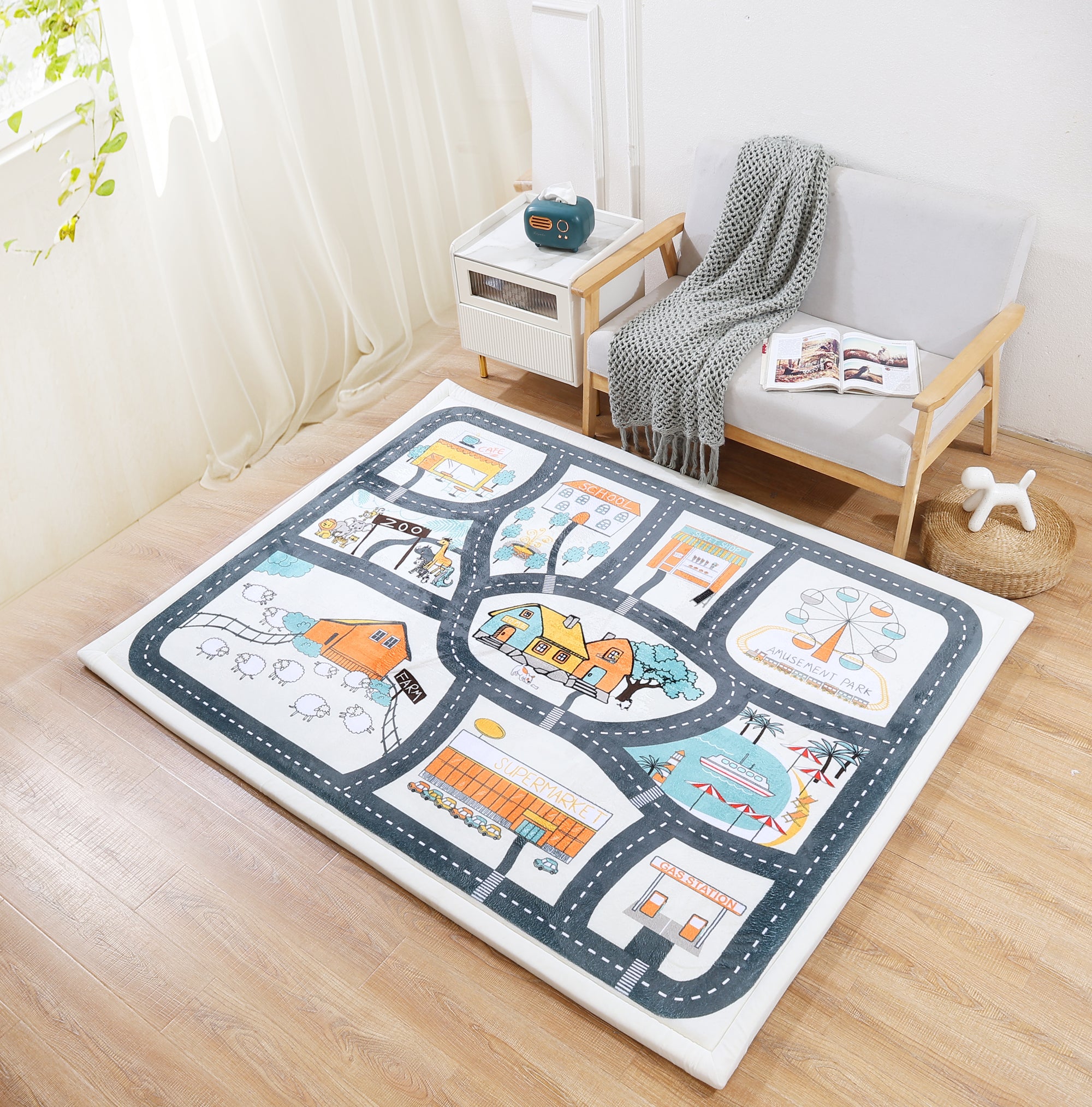 Cloud Comfort Mat - Patterned Baby Play Mat